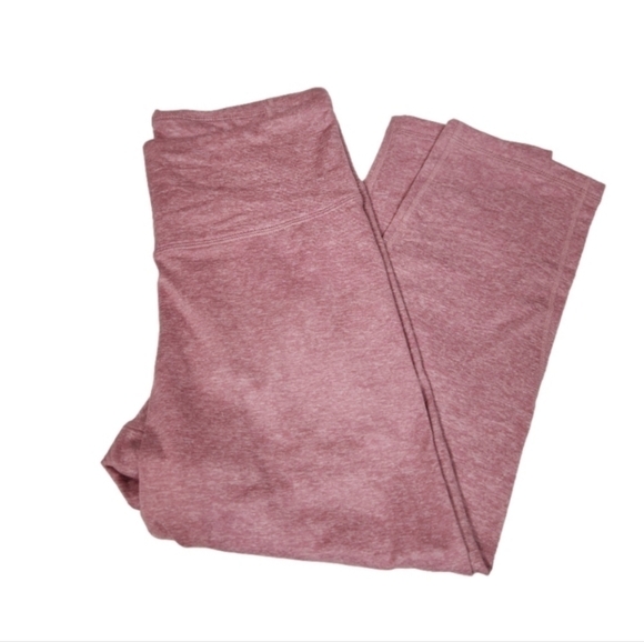 Old Navy Soft Tech Cropped Coral Leggings - Picture 2 of 7